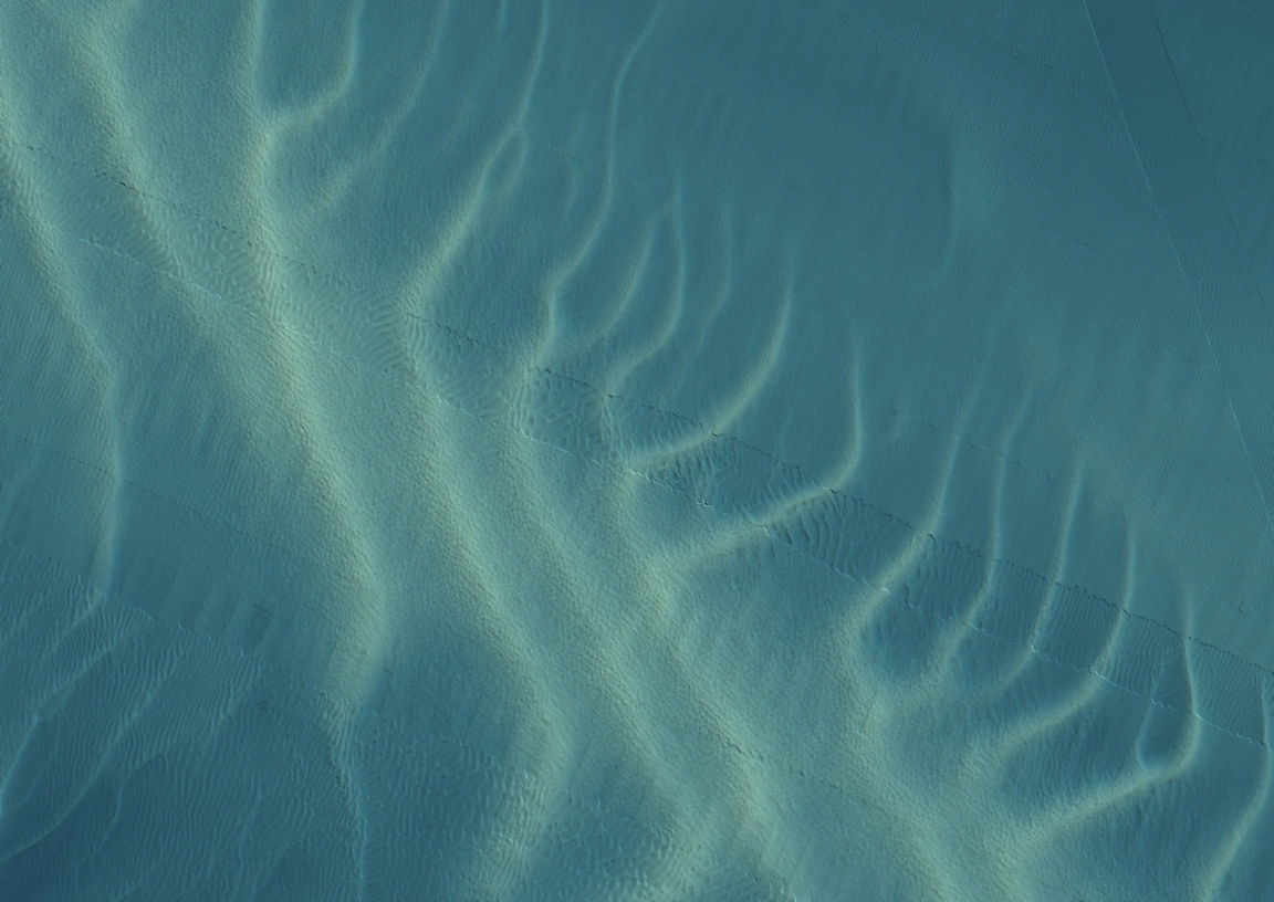 Pre-construction multibeam bathymetry of the same area
